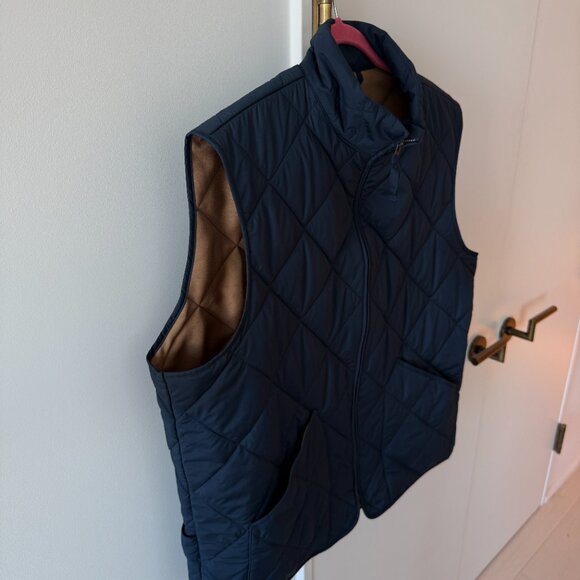J. Crew Walker Navy Quilted Vest XXL - Picture 3 of 6